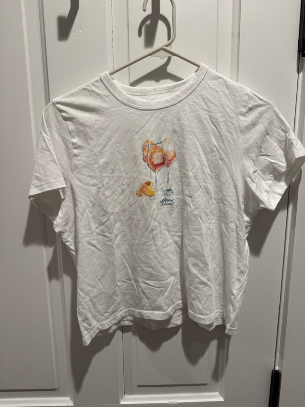 Abercrombie aperol spritz graphic shirt